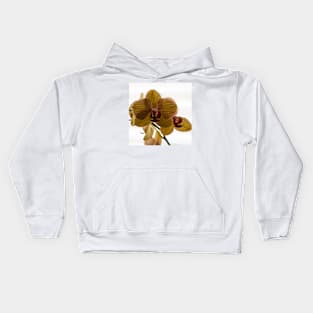 Red Veined Orchid Kids Hoodie